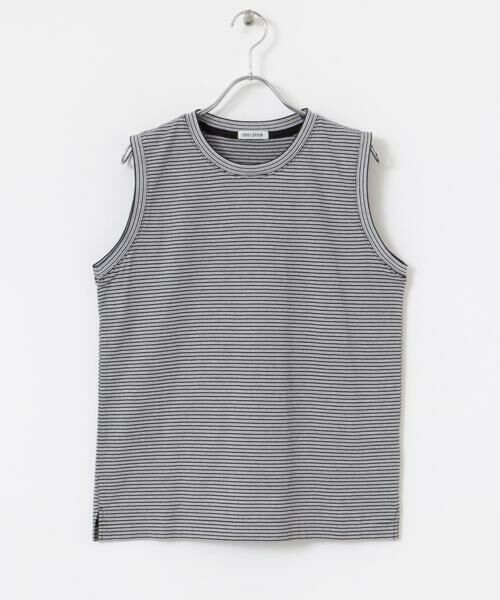 URBAN RESEARCH DOORS / アーバンリサーチ ドアーズ Tシャツ | FORK&SPOON　マルチカラーボーダーノースリーブTシャツ | 詳細22