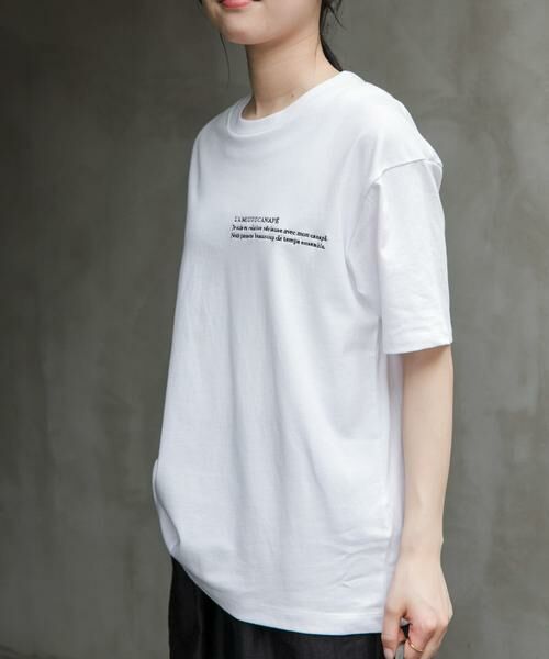 URBAN RESEARCH DOORS / アーバンリサーチ ドアーズ Tシャツ | FORK&SPOON　エンブロイダリーTシャツ | 詳細3