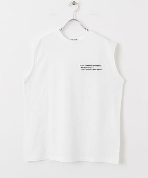 URBAN RESEARCH DOORS / アーバンリサーチ ドアーズ Tシャツ | FORK&SPOON　エンブロイダリーノースリーブTシャツ | 詳細7