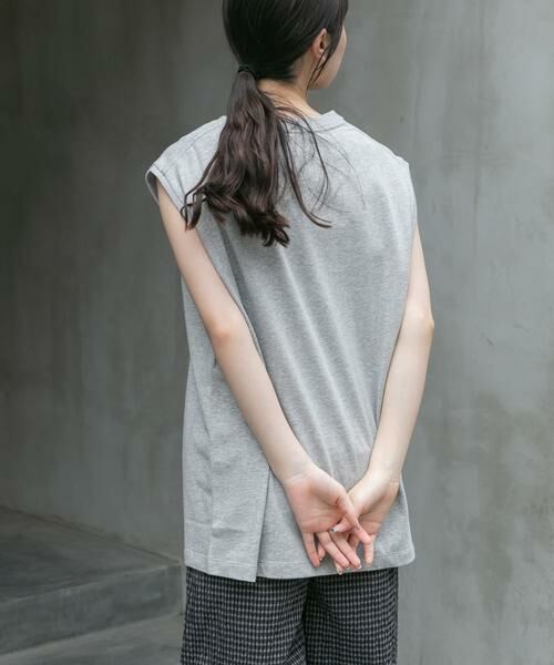 URBAN RESEARCH DOORS / アーバンリサーチ ドアーズ Tシャツ | FORK&SPOON　エンブロイダリーノースリーブTシャツ | 詳細11