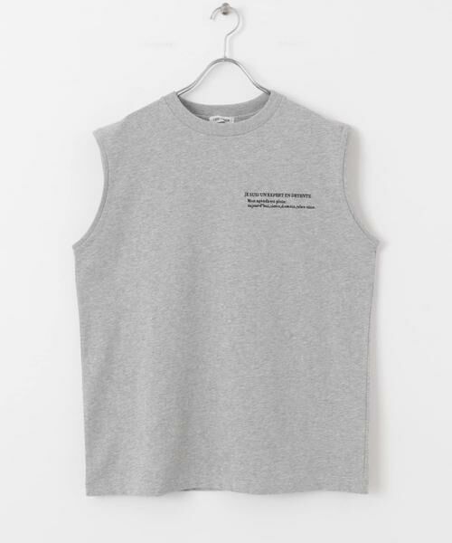 URBAN RESEARCH DOORS / アーバンリサーチ ドアーズ Tシャツ | FORK&SPOON　エンブロイダリーノースリーブTシャツ | 詳細14