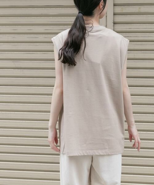 URBAN RESEARCH DOORS / アーバンリサーチ ドアーズ Tシャツ | FORK&SPOON　エンブロイダリーノースリーブTシャツ | 詳細22