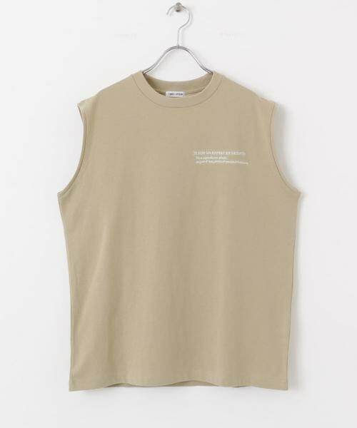 URBAN RESEARCH DOORS / アーバンリサーチ ドアーズ Tシャツ | FORK&SPOON　エンブロイダリーノースリーブTシャツ | 詳細25