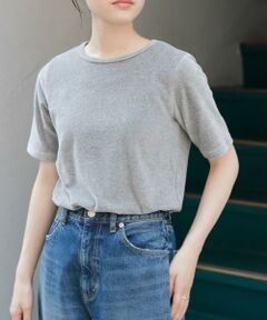URBAN RESEARCH DOORS / アーバンリサーチ ドアーズ Tシャツ | FORK&SPOON　ベロアショートスリーブTシャツ