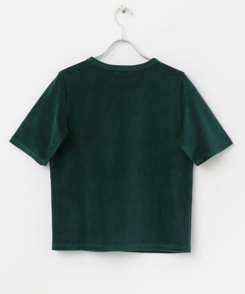 URBAN RESEARCH DOORS / アーバンリサーチ ドアーズ Tシャツ | FORK&SPOON　ベロアショートスリーブTシャツ | 詳細10