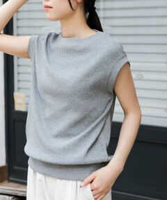 URBAN RESEARCH DOORS / アーバンリサーチ ドアーズ Tシャツ | FORK&SPOON　変形ワッフルノースリーブプルオーバー