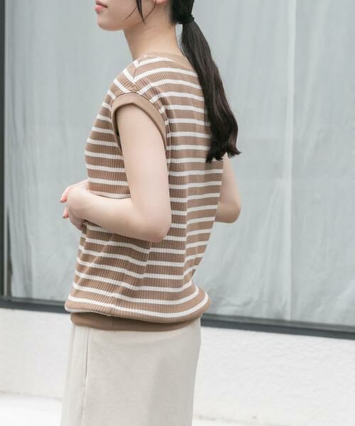 URBAN RESEARCH DOORS / アーバンリサーチ ドアーズ Tシャツ | FORK&SPOON　変形ワッフルノースリーブプルオーバー | 詳細2