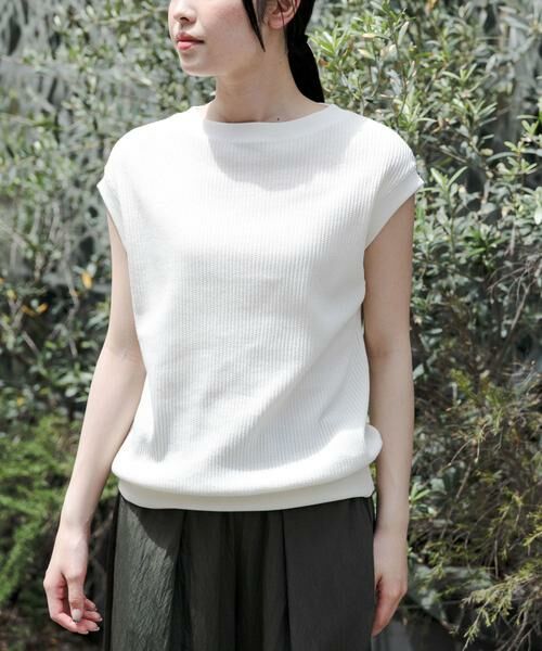 URBAN RESEARCH DOORS / アーバンリサーチ ドアーズ Tシャツ | FORK&SPOON　変形ワッフルノースリーブプルオーバー | 詳細7