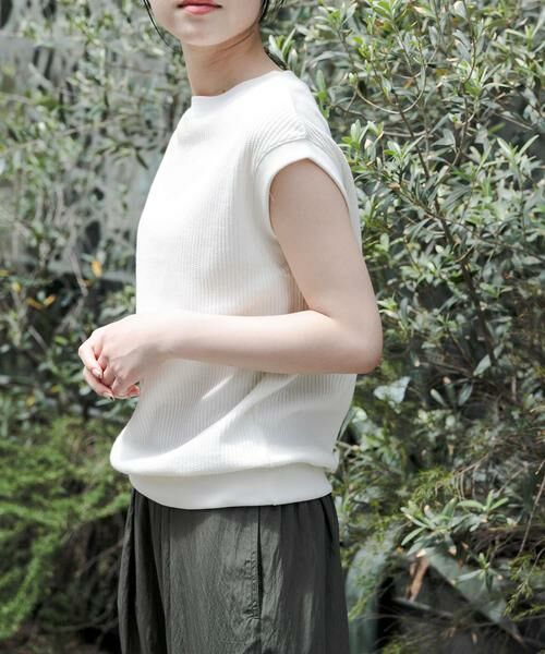 URBAN RESEARCH DOORS / アーバンリサーチ ドアーズ Tシャツ | FORK&SPOON　変形ワッフルノースリーブプルオーバー | 詳細9