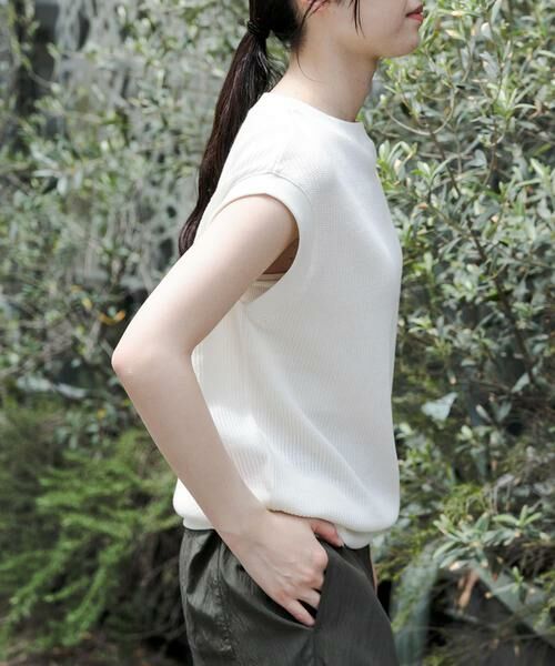URBAN RESEARCH DOORS / アーバンリサーチ ドアーズ Tシャツ | FORK&SPOON　変形ワッフルノースリーブプルオーバー | 詳細11