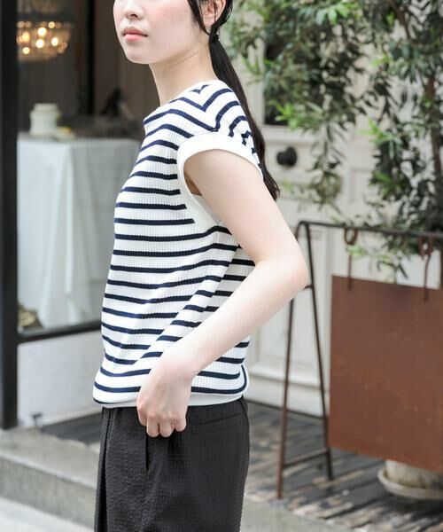 URBAN RESEARCH DOORS / アーバンリサーチ ドアーズ Tシャツ | FORK&SPOON　変形ワッフルノースリーブプルオーバー | 詳細18