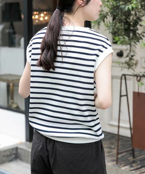 URBAN RESEARCH DOORS / アーバンリサーチ ドアーズ Tシャツ | FORK&SPOON　変形ワッフルノースリーブプルオーバー | 詳細19