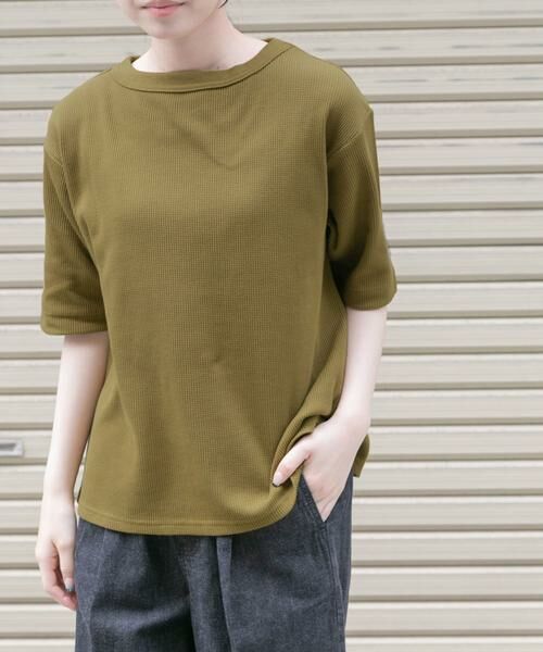 URBAN RESEARCH DOORS / アーバンリサーチ ドアーズ Tシャツ | FORK&SPOON　ミニワッフル5分袖Tシャツ | 詳細9