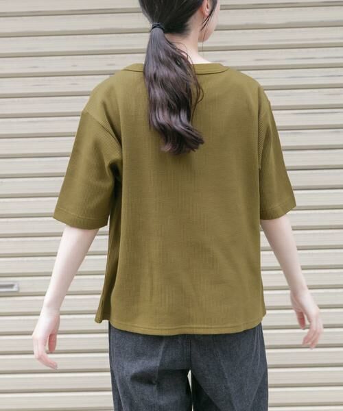 URBAN RESEARCH DOORS / アーバンリサーチ ドアーズ Tシャツ | FORK&SPOON　ミニワッフル5分袖Tシャツ | 詳細11