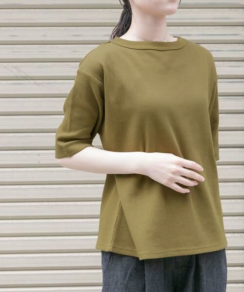 URBAN RESEARCH DOORS / アーバンリサーチ ドアーズ Tシャツ | FORK&SPOON　ミニワッフル5分袖Tシャツ | 詳細14