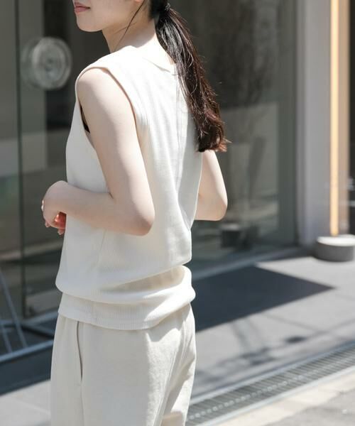 URBAN RESEARCH DOORS / アーバンリサーチ ドアーズ Tシャツ | FORK&SPOON　ミニワッフルノースリーブTシャツ | 詳細10