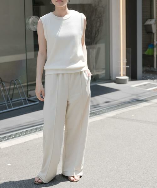 URBAN RESEARCH DOORS / アーバンリサーチ ドアーズ Tシャツ | FORK&SPOON　ミニワッフルノースリーブTシャツ | 詳細14