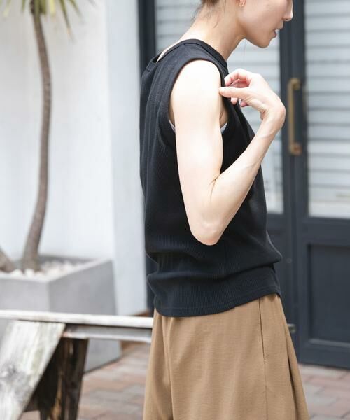 URBAN RESEARCH DOORS / アーバンリサーチ ドアーズ Tシャツ | FORK&SPOON　ミニワッフルノースリーブTシャツ | 詳細20