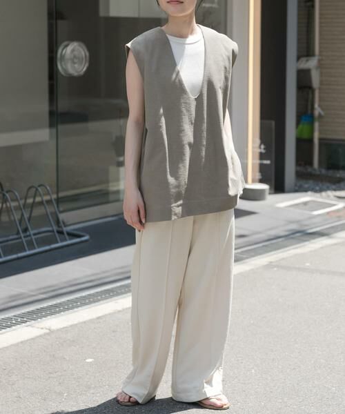 URBAN RESEARCH DOORS / アーバンリサーチ ドアーズ ベスト | FORK&SPOON　ジャガードUネックベスト | 詳細7