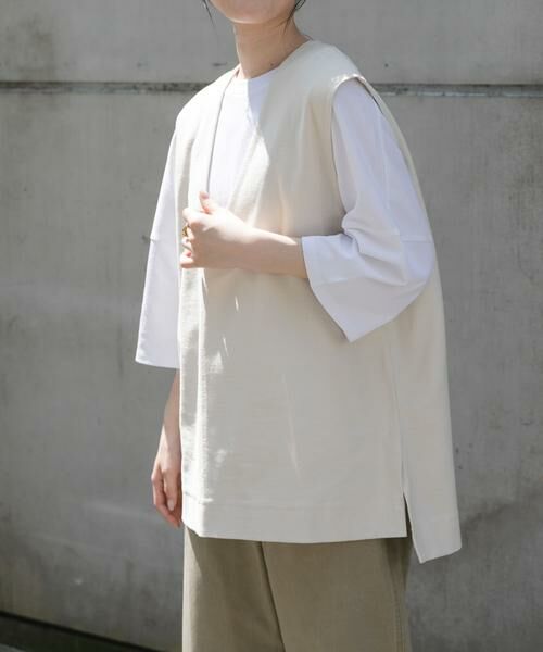 URBAN RESEARCH DOORS / アーバンリサーチ ドアーズ ベスト | FORK&SPOON　ジャガードUネックベスト | 詳細15