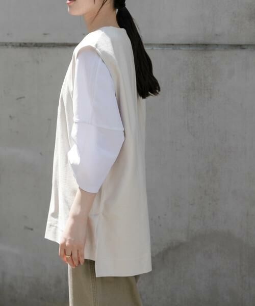 URBAN RESEARCH DOORS / アーバンリサーチ ドアーズ ベスト | FORK&SPOON　ジャガードUネックベスト | 詳細16