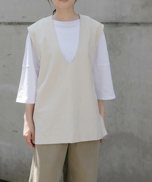 URBAN RESEARCH DOORS / アーバンリサーチ ドアーズ ベスト | FORK&SPOON　ジャガードUネックベスト | 詳細21