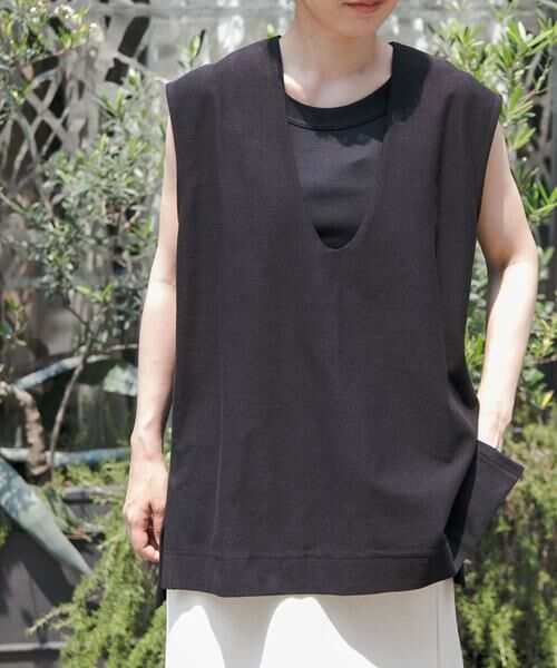 URBAN RESEARCH DOORS / アーバンリサーチ ドアーズ ベスト | FORK&SPOON　ジャガードUネックベスト | 詳細29