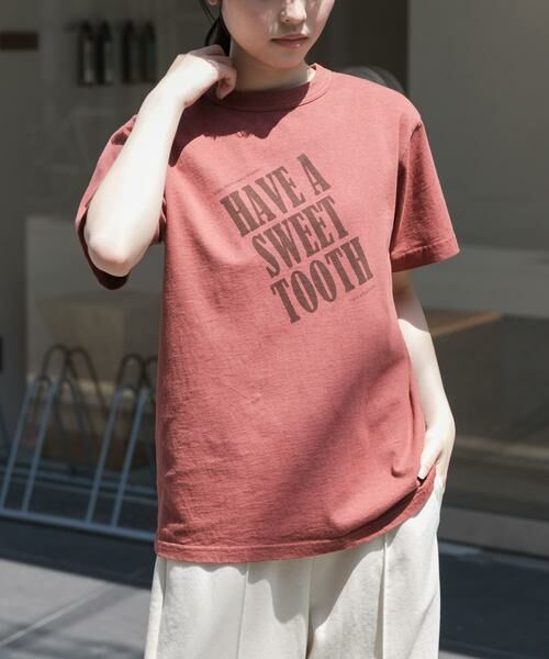 URBAN RESEARCH DOORS / アーバンリサーチ ドアーズ Tシャツ | FORK&SPOON　オーバーダイロゴTシャツ | 詳細1