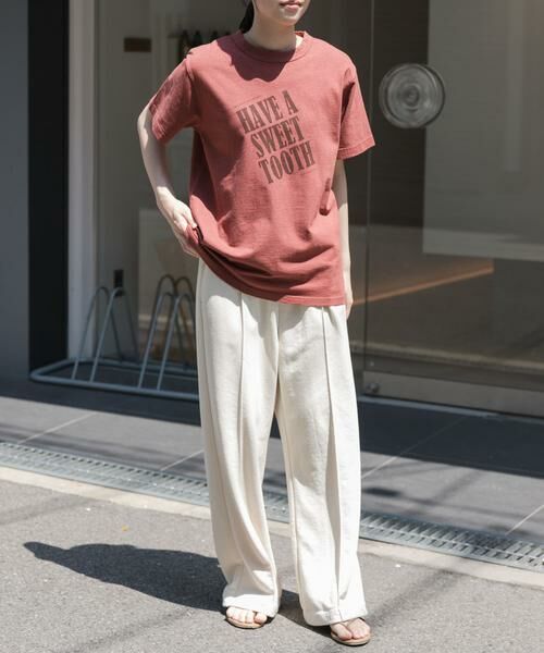 URBAN RESEARCH DOORS / アーバンリサーチ ドアーズ Tシャツ | FORK&SPOON　オーバーダイロゴTシャツ | 詳細6