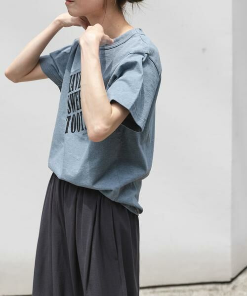 URBAN RESEARCH DOORS / アーバンリサーチ ドアーズ Tシャツ | FORK&SPOON　オーバーダイロゴTシャツ | 詳細14