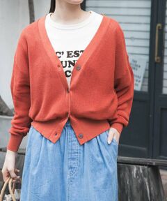 URBAN RESEARCH DOORS / アーバンリサーチ ドアーズ カーディガン・ボレロ | FORK&SPOON　ペーパーニットカーディガン