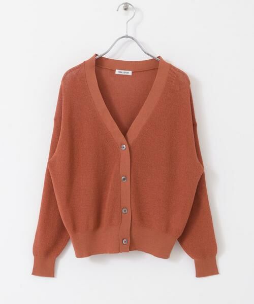 URBAN RESEARCH DOORS / アーバンリサーチ ドアーズ カーディガン・ボレロ | FORK&SPOON　ペーパーニットカーディガン | 詳細7
