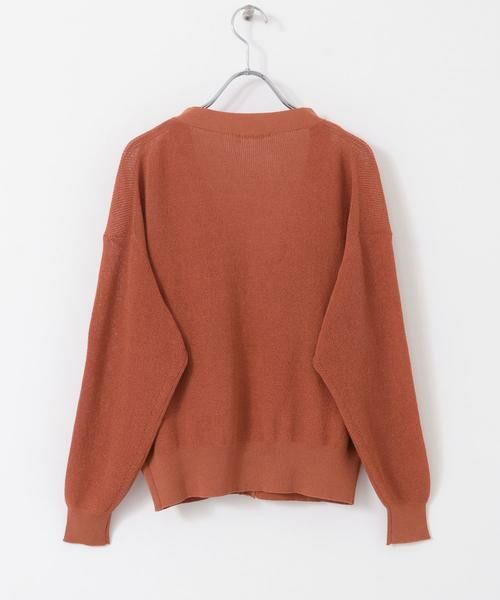 URBAN RESEARCH DOORS / アーバンリサーチ ドアーズ カーディガン・ボレロ | FORK&SPOON　ペーパーニットカーディガン | 詳細9