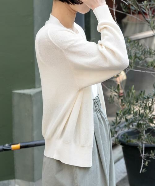 URBAN RESEARCH DOORS / アーバンリサーチ ドアーズ カーディガン・ボレロ | FORK&SPOON　ペーパーニットカーディガン | 詳細16