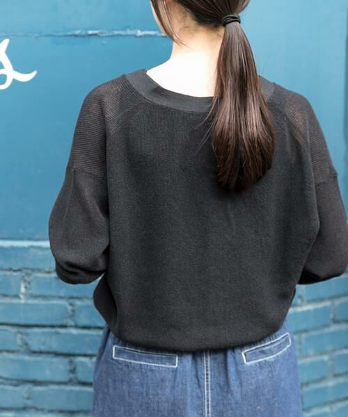 URBAN RESEARCH DOORS / アーバンリサーチ ドアーズ カーディガン・ボレロ | FORK&SPOON　ペーパーニットカーディガン | 詳細30