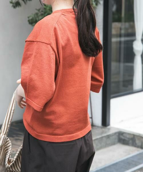 URBAN RESEARCH DOORS / アーバンリサーチ ドアーズ ニット・セーター | FORK&SPOON　ペーパーニットTシャツ | 詳細3