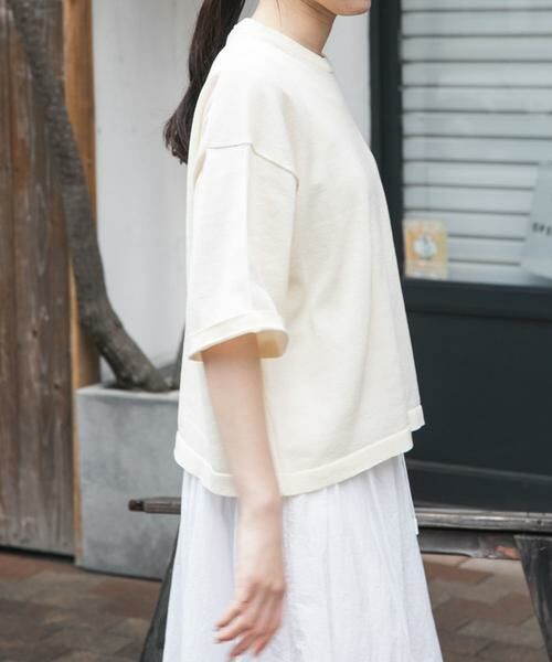 URBAN RESEARCH DOORS / アーバンリサーチ ドアーズ ニット・セーター | FORK&SPOON　ペーパーニットTシャツ | 詳細12