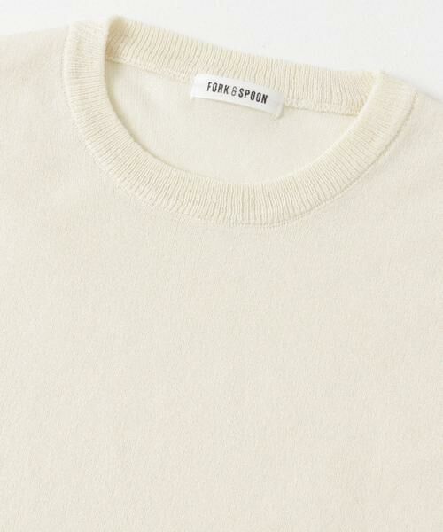 URBAN RESEARCH DOORS / アーバンリサーチ ドアーズ ニット・セーター | FORK&SPOON　ペーパーニットTシャツ | 詳細19
