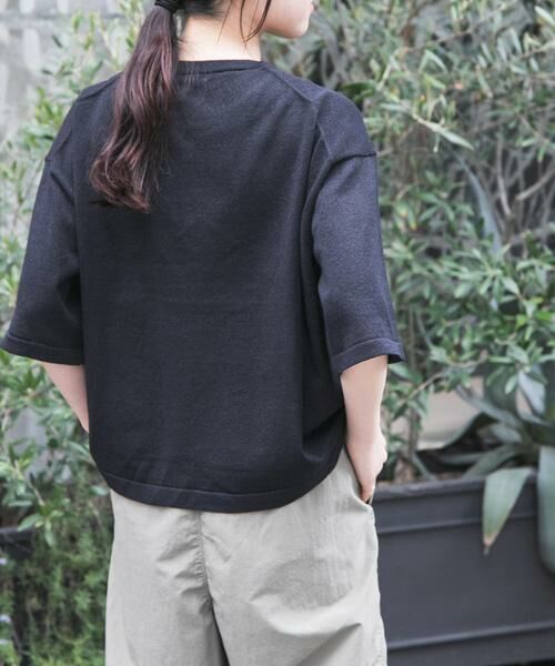 URBAN RESEARCH DOORS / アーバンリサーチ ドアーズ ニット・セーター | FORK&SPOON　ペーパーニットTシャツ | 詳細22