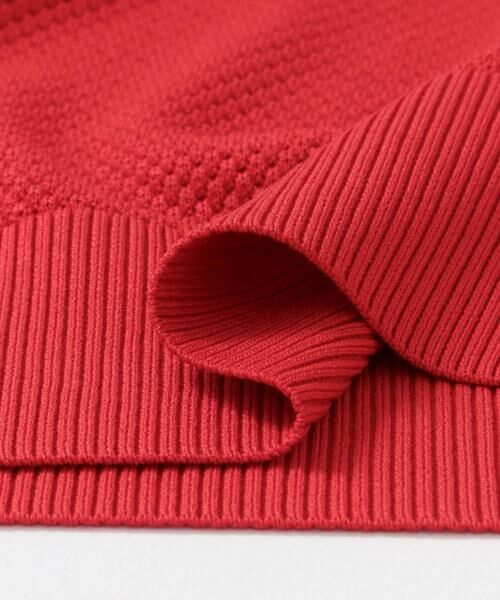 URBAN RESEARCH DOORS / アーバンリサーチ ドアーズ ニット・セーター | FORK&SPOON　メッシュパターンニットポロシャツ | 詳細13