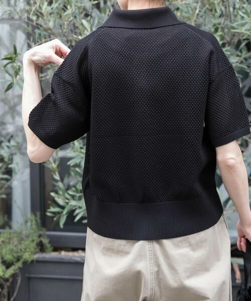 URBAN RESEARCH DOORS / アーバンリサーチ ドアーズ ニット・セーター | FORK&SPOON　メッシュパターンニットポロシャツ | 詳細29