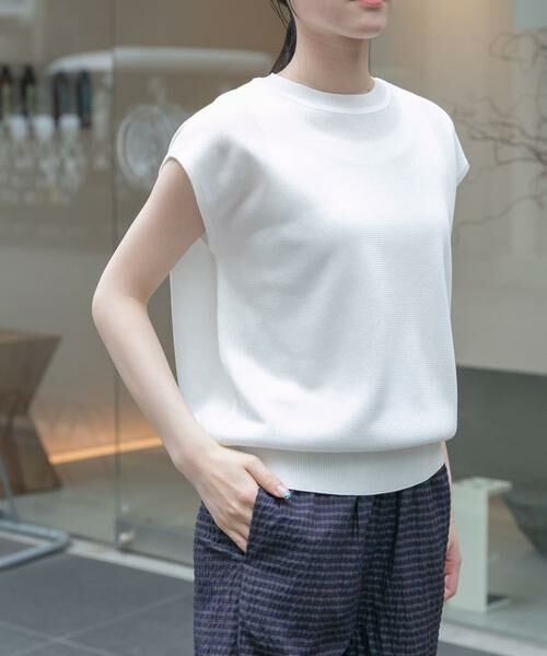URBAN RESEARCH DOORS / アーバンリサーチ ドアーズ ニット・セーター | FORK&SPOON　LEVITAノースリーブニットプルオーバー | 詳細24