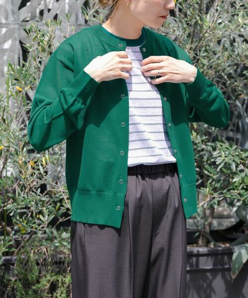 URBAN RESEARCH DOORS / アーバンリサーチ ドアーズ カーディガン・ボレロ | FORK&SPOON　LEVITAニットカーディガン | 詳細1