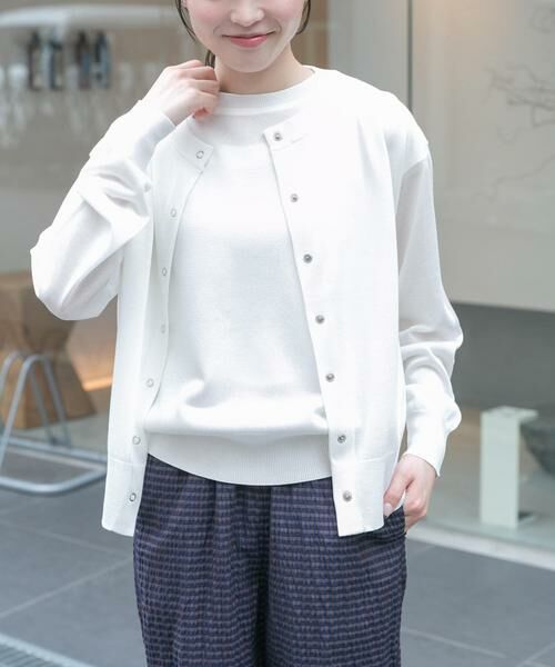 URBAN RESEARCH DOORS/アーバンリサーチ ドアーズ FORK & SPOON LEVITAニットカーディガン オフホワイト 1 URBAN RESEARCH DOORS/アーバンリサーチ ドアーズ FORK & SPOON LEVITAニットカーディガン オフホワイト 1