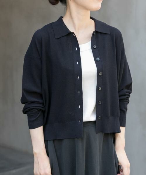 URBAN RESEARCH DOORS / アーバンリサーチ ドアーズ カーディガン・ボレロ | FORK&SPOON　ニットポロカーディガン | 詳細16