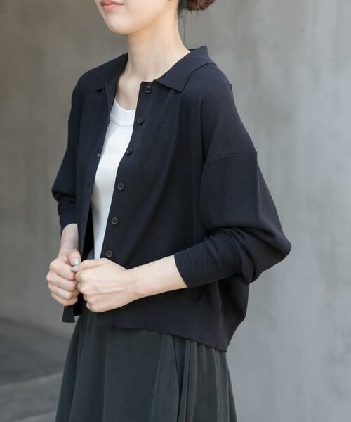 URBAN RESEARCH DOORS / アーバンリサーチ ドアーズ カーディガン・ボレロ | FORK&SPOON　ニットポロカーディガン | 詳細18