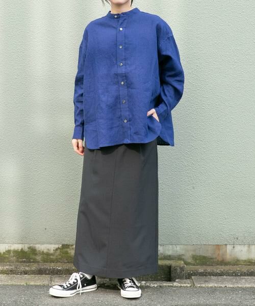 URBAN RESEARCH DOORS / アーバンリサーチ ドアーズ シャツ・ブラウス | FORK&SPOON　コットンリネンロングスリーブシャツ | 詳細5