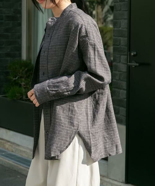 URBAN RESEARCH DOORS / アーバンリサーチ ドアーズ シャツ・ブラウス | FORK&SPOON　コットンリネンロングスリーブシャツ | 詳細14