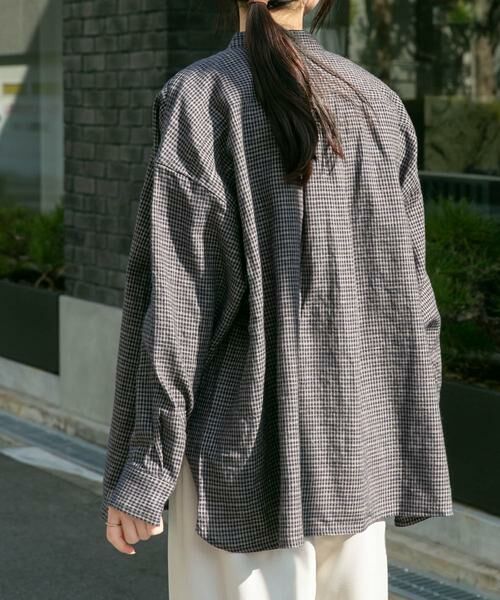 URBAN RESEARCH DOORS / アーバンリサーチ ドアーズ シャツ・ブラウス | FORK&SPOON　コットンリネンロングスリーブシャツ | 詳細15