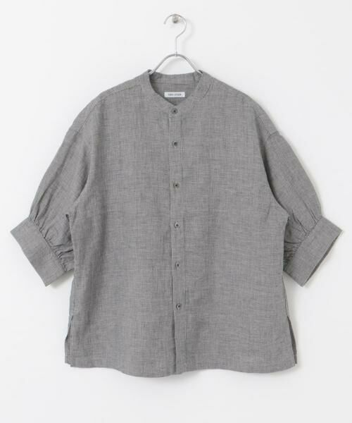 URBAN RESEARCH DOORS / アーバンリサーチ ドアーズ シャツ・ブラウス | FORK&SPOON　コットンリネンギャザースリーブシャツ | 詳細6